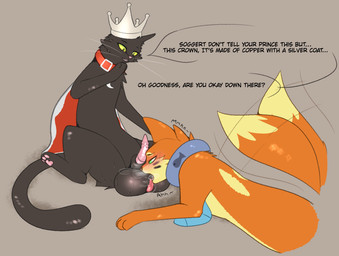 ball_lick ball_worship balls big_balls big_balls_small_penis blush body_worship disproportionate_genitalia duo feral genital_worship genitals huge_balls licking male male/male musk oral penis royalty sex small_penis tail tail_motion tailwag text tongue tongue_on_balls notsafecat nintendo pokemon happy_(lobotodoc) soggy_(soggybuizel) buizel domestic_cat felid feline felis generation_4_pokemon mammal pokemon_(species) english_text hi_res
