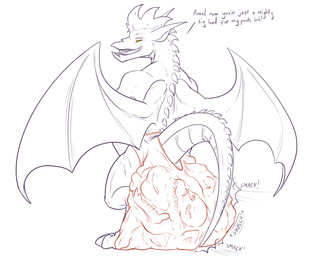 after_vore anthro big_bulge big_tail bone bone_disposal bones_in_feces bottomwear bulge casual_disposal casual_soiling clothed clothing corpse_disposal detailed_bulge disposal excessive_feces fatal fatal_vore feces glowing glowing_eyes hard_feces huge_bulge hyper hyper_feces hyper_feces_pile hyper_soiling implied_fatal intentional_soiling larger_pred looking_back looking_over_shoulders male male_pred muscular pooping raised_tail remains revealing_outfit scat_disposal seductive shorts size_difference skeleton skimpy skull skull_bulge skull_imprint smack smack_(sound_effect) smacking snuff soiling soiling_bottomwear soiling_clothing soiling_pants soiling_underwear solo speedo spread_wings squelching swimwear tail text thick_tail tight_bottomwear tight_bulges tight_clothing tight_shorts tight_underwear underwear villain_dominating_hero villainous villains_win vore wings conditional_dnp samagthrav2 american_dragon:_jake_long disney mythology dark_dragon_(american_dragon) jake_long dragon mythological_creature mythological_scalie scalie 5:4 absurd_res english_text hi_res