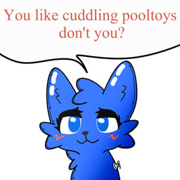 ambiguous_gender anthro blue_body blue_eyes blush dialogue eyelashes inflatable looking_at_viewer nozzle pool_toy question simple_background smile solo talking_to_viewer text white_background dragonov96 boy_kisser_(meme) silly_cat_(mauzymice) animate_inanimate domestic_cat felid feline felis living_inflatable mammal 1:1 2023 digital_media_(artwork) english_text hi_res meme
