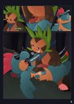 anal anal_penetration anthro balls barazoku bodily_fluids duo forced genitals holding_penis male male/male penetration penis rape rubbing_penis scarf sex sweat tapering_penis trusting gralicbutter nintendo pokemon chespin croconaw generation_2_pokemon generation_6_pokemon pokemon_(species) absurd_res hi_res