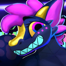 abstract_background ambiguous_gender anthro glistening glistening_body horn inflatable painted-on_mouth simple_background smile solo yellow_body yellow_horn sexotheque mythology draenard animate_inanimate dragon eastern_dragon living_inflatable mythological_creature mythological_scalie scalie 1:1 2026 digital_media_(artwork) hi_res