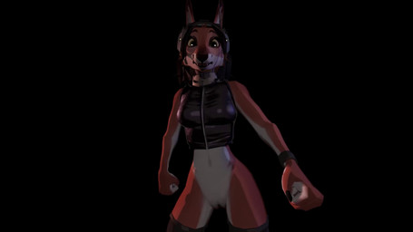 anthro anus black_background bottomless bottomless_female butt clothed clothing female genitals presenting presenting_anus presenting_hindquarters simple_background solo spread_butt spreading vulva discreet_user dina_(discreet_user) canid canine fox mammal 16:9 3d_(artwork) 3d_animation animated digital_media_(artwork) hi_res no_sound short_playtime video widescreen