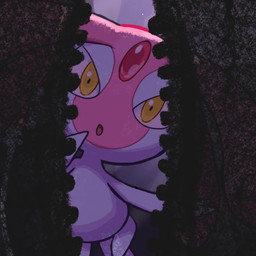 curious feral forehead_gem gem grey_body hair male offscreen_male pink_hair solo unzipped yellow_eyes zipper wasawasa nintendo pokemon generation_4_pokemon legendary_pokemon mesprit pokemon_(species) 1:1 hi_res