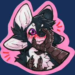 3_fingers 4_ears ambiguous/ambiguous ambiguous_gender anthro avian_feet black_background black_body black_claws black_feathers black_feet black_fur black_sclera black_toe_claws blush blush_lines chest_tuft claws countershade_face countershade_torso countershading disembodied_foot duo emanata embarrassed face_grab facial_tuft feathers feet finger_claws fingers fluffy foot_fetish foot_focus foot_on_face foot_play front_view fur grabbing hair inner_ear_fluff multi_ear multicolored_body nude outline purple_eyes red_blush scuted_legs scutes simple_background solo_focus surprised talon_fetish talons toe_claws toes transparent_background tuft white_body white_countershading white_feathers white_fur anonymous_artist fyr_(fenrir784) avali avian bird 2023 alpha_channel bust_portrait headshot_portrait hi_res marker_(artwork) portrait traditional_media_(artwork) maleherm_(lore)