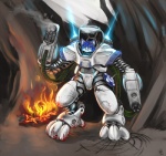ambiguous_gender armor blood blue_eyes blue_fur bullets canine canyon chain_gun digitigrade fire fox fur gore gun krystal looking_at_viewer mammal mechanical nintendo power_armor ranged_weapon s-nina solo source_request star_fox suit video_games weapon white_fur
Rating: Safe
Score: 4
User: NekoBot
Date: October 19, 2013