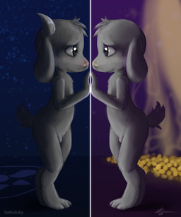 anthro balls blush duo eye_contact flaccid foreskin fur genitals hair horn humanoid_genitalia humanoid_penis long_ears looking_at_another male micropenis nude penis shota small_penis standing white_body white_fur white_penis young young_anthro zeklullaby deltarune undertale undertale_(series) asriel_dreemurr ralsei boss_monster_(undertale) bovid caprine darkner goat mammal 2018 5:6 digital_media_(artwork) hi_res