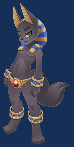 anthro black_body black_fur clothed clothing egyptian fur headdress jewelry looking_at_viewer male shota simple_background smile solo standing transparent_background young young_anthro young_male b-ern anubis_and_the_buried_bone egyptian_mythology middle_eastern_mythology mythology anubis anubian_jackal canid canine canis deity jackal mammal alpha_channel hi_res