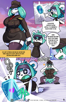 3_toes accessory age_difference anthro barefoot big_breasts biped black_clothing bottomwear breasts clothed clothed_anthro clothed_female clothed_male clothing dialogue duo eyelashes feet female fur hair hand_holding hat headgear headwear larger_anthro larger_female legwear long_hair male mature_anthro mature_female necktie older_anthro older_female pupils size_difference skirt smaller_anthro smaller_male smile speech_bubble stockings text thick_thighs toes white_body young young_anthro young_male younger_anthro younger_male ichduhernz eisbar eiszeit bear mammal polar_bear ursine 2026 absurd_res english_text hi_res mother_(lore) mother_and_child_(lore) mother_and_son_(lore) parent_(lore) parent_and_child_(lore) parent_and_son_(lore) son_(lore)