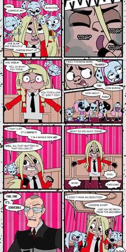 black_spots blonde_hair clothing dialogue duo feral fur group hair jacket long_hair makeover male red_clothing red_jacket red_topwear speech_bubble spots text topwear trio white_body white_fur redundantmodule 101_dalmatian_street 101_dalmatians disney alfred_bright da_vinci_(101_dalmatians) dallas_(101_dalmatians) deja_vu_(101_dalmatians) destiny_(101_dalmatians) diesel_(101_dalmatians) dimitri_1_(101_dalmatians) dimitri_2_(101_dalmatians) dimitri_3_(101_dalmatians) dimitri_trio_(101_dalmatians) dolly_(101_dalmatians) dylan_(101_dalmatians) hunter_de_vil triple_d_(101_dalmatians) canid canine canis dalmatian domestic_dog human mammal absurd_res comic english_text hi_res