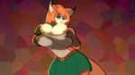 animated anthro areola big_breasts blopkid bottomwear bouncing_breasts breast_expansion breast_growth breasts canid canine cleavage clothed clothing expansion female fox fur growth hi_res huge_breasts hyper hyper_breasts looking_at_viewer mammal nipples orange_body orange_fur skirt solo sound torn_clothing webm