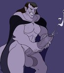 balls big_balls big_penis bodily_fluids cum genital_fluids genitals hair huge_penis humanoid_genitalia humanoid_penis hyper hyper_genitalia hyper_penis long_hair male masturbation penile penile_masturbation penis solo vein veiny_penis einrotica disney gargoyles goliath_(gargoyles) gargoyle hi_res