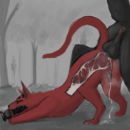 anal anal_orgasm anal_penetration animal_genitalia anus backsack balls bodily_fluids butt cock_gag cum cum_in_ass cum_inside deep_penetration duo ejaculation excessive_cum excessive_genital_fluids feral feral_on_feral gag genital_fluids genital_slit genitals hands-free internal internal_anal internal_oral knot knotted_penis knotting male male/male musk orgasm penetration penis presenting presenting_hindquarters raised_tail scorn_(corvidtree) sheath size_difference tail toy corvidtree rain_world videocult canid canine mammal slugcat absurd_res hi_res