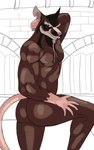 akenju anthro brown_body brown_fur butt digital_media_(artwork) fur hi_res looking_at_viewer male mammal master_splinter murid murine muscular nickelodeon nude rat rodent sewer solo tail teegakami teenage_mutant_ninja_turtles teenage_mutant_ninja_turtles_(2012)