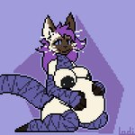 anthro bandage belly big_belly big_breasts big_ears breasts breathing female fur hair hand_on_belly huge_belly kneeling long_hair long_tail nipple_piercing nipples nude nude_anthro nude_female piercing pregnant pregnant_anthro pregnant_female purple_hair short_loop solo tail thick_thighs whiskers white_body white_fur conditional_dnp lodi_(artist) kitty_(firepawdacat) bubblemummy domestic_cat felid feline felis mammal siamese 1:1 animated digital_media_(artwork) low_res pixel_(artwork) pixel_animation short_playtime