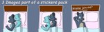 anthro bed cuddling domestic_cat duo english_text felid feline felis furniture hi_res kat_(disambiguation) lucyhaupdarsteller male male/male mammal multiple_images solo sticker sticker_pack telegram_sticker text uzumy_(uzumy)