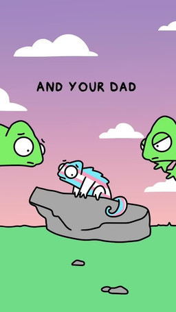 ambiguous_gender detailed_background dialogue feral green_body group lgbt_pride lipstick makeup outside pride_colors rainbow_pride_colors rock sad six-stripe_rainbow_pride_colors text transgender_pride_colors transphobia queer_chameleon wrabel_(va) wrabel chameleon lizard reptile scalie 9:16 animated english_text hi_res long_playtime sound video father_(lore) father_and_child_(lore) grandchild_(lore) grandmother_(lore) grandmother_and_grandchild_(lore) grandparent_(lore) grandparent_and_grandchild_(lore) mother_(lore) mother_and_child_(lore) parent_(lore) parent_and_child_(lore) trans_(lore) uncle_(lore)