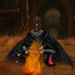 anthro castle festival male resting solo elden_ring elden_ring_nightreign fromsoftware cyro guardian_(nightreign) avian 1:1 absurd_res hi_res