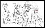 abs balls biceps blush canine clothing crossgender dracojeff erection flaccid fox_mccloud fur hair humanoid_penis krystal male mammal muscles nintendo nipples nude pecs penis sketch star_fox uncut video_games
Rating: Explicit
Score: 5
User: darkfurr
Date: March 20, 2014