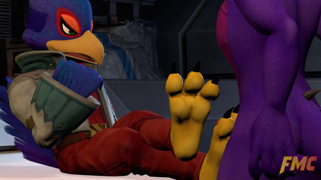 anthro barefoot clothed clothed/nude clothing duo feet foot_fetish foot_focus foot_play footjob male male/male nude sex talonjob talons toes foxmccloud287 mythology nintendo star_fox cyprian_(foxmccloud278) falco_lombardi avian dragon mythological_creature mythological_scalie scalie 16:9 3d_(artwork) 3d_animation animated blender_(artwork) blender_eevee_(artwork) digital_media_(artwork) hi_res high_framerate no_sound short_playtime video widescreen