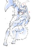 accessory after_bath anthro blush furgonomics hair happy heart_symbol hugging_own_tail jewelry male nude ponytail ring rubbing_tail smile solo tail tail_accessory tail_grab tail_hug tail_jewelry tail_motion tail_ring tailwag thick_tail towel ryeono_kemo mythology aden_rakuraku canid canine canis domestic_dog dragon hybrid mammal mythological_creature mythological_scalie scalie absurd_res hi_res