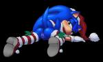 alpha_channel andromorph anthro biped christmas clothing eulipotyphlan footwear genitals hedgehog hi_res holidays intersex legwear mammal mostly_nude nowykowski7 presenting presenting_pussy pussy sega shoes solo sonic_the_hedgehog sonic_the_hedgehog_(series) thigh_highs