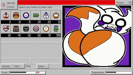 :3 ambiguous_gender anthro big_butt blush butt chibi fur gameplay_mechanics head_tuft huge_butt multicolored_body multicolored_fur orange_body orange_fur presenting presenting_hindquarters rear_view screencap smile solo tail tail_motion tailwag tuft twerking white_body white_fur choccobocco five_nights_at_freddy's five_nights_at_freddy's_world five_nights_at_frickbear's five_nights_at_frickbear's_(series) five_nights_at_frickbear's_3 scottgames lolbit_(fnaf) lolbit_(frickbear's) canid canine fox mammal 16:9 2026 animated digital_drawing_(artwork) digital_media_(artwork) hi_res loop widescreen
