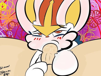 69_position anthro blush blush_lines blushing_profusely bodily_fluids breast_play breasts cross-eyed duo fellatio female genitals hand_on_balls human_on_anthro humanoid_genitalia interspecies male male/female oral oral_penetration pattern_background penetration penile penis saliva saliva_on_breasts saliva_on_face saliva_on_penis sex simple_background titfuck mii2sii nintendo pokemon cinderace generation_8_pokemon human mammal pokemon_(species) 2021