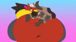 16:9 2023 4k absurd_res animated anthro belly belly_rub big_belly big_butt big_cheeks big_moobs bodily_fluids brown_body brown_fur butt butt_slap canid canine claws clothing duo ear_piercing exposed_belly fat_cheeks fox fur gradient_background hair hair_over_eyes hand_behind_head hand_on_butt hi_res huge_belly huge_cheeks huge_filesize huge_thighs hyena hyper hyper_belly larger_male looking_at_viewer lying_on_another male male/male mammal midriff moobs morbidly_obese morbidly_obese_anthro morbidly_obese_male navel no_sound obese obese_anthro obese_male on_another open_mouth overweight overweight_anthro overweight_male piercing pink_clothing pink_thong pink_tongue pink_underwear pyrocynical red_body red_fur saliva saliva_string secretcorgi sharp_teeth shirt short_playtime simple_background size_difference slap smaller_male spots teeth thick_thighs thong tongue tongue_out topwear underwear webm white_hair widescreen yellow_clothing yellow_shirt yellow_topwear