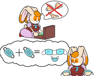 anthro bikini biped breasts clothed clothing female front_view hair kneeling mask simple_background solo suitcase swimwear two-piece_swimsuit illustratorfake sega sonic_the_hedgehog_(series) vanilla_the_rabbit lagomorph leporid mammal rabbit hi_res