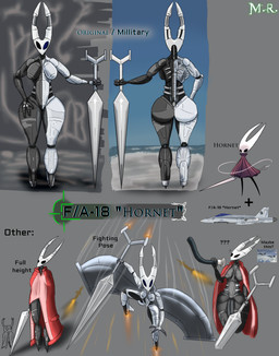 aircraft armor biped black_body black_eyes blue_body blue_cloak blue_clothing blue_eyes breasts butt cloak clothing engine female fight fighting_pose fire grey_body height looking_at_another looking_at_viewer machine mechanical_arm mechanical_leg melee_weapon metal metallic_body pose red_cloak red_clothing refueling rocket simple_background standing sword text vehicle weapon mantrinrus f/a-18_hornet hollow_knight_(franchise) mcdonnell_douglas team_cherry hornet_(hollow_knight) the_knight_(hollow_knight) arthropod humanoid insect living_machine robot robot_humanoid vessel_(species) concept_art crossover detailed digital_media_(artwork) english_description english_text hi_res sketch