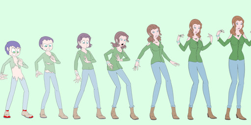 anthro anthro_to_human body_size_growth clothed clothing female forced forced_transformation gender_transformation green_background male mtf_transformation simple_background size_transformation solo species_transformation transformation transformation_sequence jowybean sega sonic_the_hedgehog_(series) sonic_the_hedgehog eulipotyphlan hedgehog human mammal 2023 absurd_res hi_res