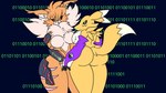 anthro breasts butt clothing duo female female/female legwear looking_at_viewer looking_back thigh_highs punch_pubby bandai_namco digimon digimon_ghost_game canid canine digimon_(species) domestic_cat felid feline felis fox maine_coon mammal meicrackmon meicrackmon_vicious_mode renamon 16:9 hi_res tagme widescreen