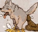 anthro blush canine crouching feces fur grey_fur hyper hyperscat male panting peeing plain_background sansh scat solo standing steam sweat urine wolf
Rating: Explicit
Score: -6
User: Wyvrn
Date: January 07, 2014