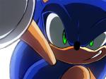 anthro blue_body blue_fur clothing fur gloves green_eyes grin handwear looking_at_viewer male selfie simple_background smile solo white_background kalk427 sega sonic_the_hedgehog_(series) sonic_the_hedgehog eulipotyphlan hedgehog mammal 4:3