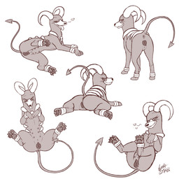 4_toes all_fours animal_genitalia animal_vulva anus bedroom_eyes begging begging_pose black_nose black_vulva blush butt canine_genitalia canine_vulva eyelashes feet female feral genitals half-closed_eyes heart_symbol inviting looking_at_viewer looking_back looking_back_at_viewer lying multi_nipple multiple_poses narrowed_eyes nipples nude on_back on_front open_mouth pawpads pose presenting presenting_hindquarters raised_tail rear_view seductive simple_background smile smirk snout solo sploot spread_legs spreading tail tail_aside teasing thin_tail toes tongue tongue_out vulva white_background nekostar nintendo pokemon generation_2_pokemon houndoom pokemon_(species) 1:1 hi_res monochrome multiple_images
