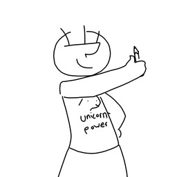 clothed clothing female not_furry pencil_(object) simple_background solo the_weaver toybox_pals anon human mammal black_and_white comic monochrome