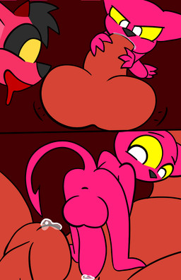 big_penis dungeon genitals imps male male/male penis slave young conditional_dnp theyiff mythology dragon mythological_creature mythological_scalie scalie comic hi_res