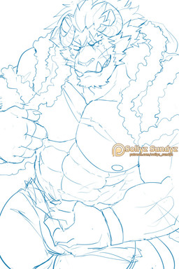 5_fingers abs anthro biceps bottomwear claws clenched_teeth clothed clothing eyebrows facial_scar fangs fingers front_view horn kemono looking_at_viewer male manly muscular muscular_anthro muscular_male obliques patreon_logo patreon_username pecs scar smile solo standing teeth text thick_thighs topwear triceps vein website_logo sollyz lifewonders patreon tokyo_afterschool_summoners demon felid mammal pantherine 2018 english_text hi_res url