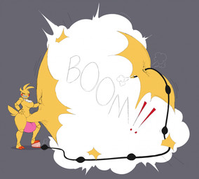 air_inflation air_pump anthro balls beakless bib big_balls big_breasts big_penis black_hose blonde_hair boom breasts clothing crossgender dialogue eyes_closed foreskin_ballooning foreskin_inflation ftg_crossgender fti_crossgender genitals grey_teeth gynomorph hair hose hose_in_foreskin hose_inflation huge_balls huge_penis humanoid_genitalia humanoid_penis hyper hyper_balls hyper_foreskin hyper_genitalia hyper_inflation hyper_penis inflation intersex machine motion_lines onomatopoeia panties penis penis_out_of_underwear pink_clothing pink_panties pink_underwear popping red_cheeks sharp_teeth smile smiling_at_viewer solo sound_effects speech_bubble swelling tail teeth text three-quarter_view tied_foreskin topwear underwear white_bib white_clothing white_topwear yellow_body yellow_tail beeblimp jalpunny third-party_edit five_nights_at_freddy's five_nights_at_freddy's_2 scottgames toy_chica_(fnaf) animatronic avian bird chicken galliform phasianid robot robot_anthro 2025 color_edit colored digital_media_(artwork) english_text flat_colors hi_res