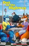 blue_body blue_fur clothing diner duo feet footwear fur hand_holding male novel red_body red_fur restaurant shoes cooner colton_vincent_(character) oran_aldrington_(character) todd_aldrington_(character) canid canine fox mammal procyonid raccoon 5:8 absurd_res hi_res