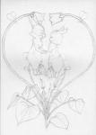 chest_tuft clover_(plant) duo female flower fur japanese male plant shamrock tuft unknown_artist happy_happy_clover pixiv sayuri_tatsuyama clover_(happy_happy_clover) rambler_(happy_happy_clover) lagomorph leporid mammal rabbit monochrome