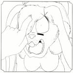 anthro border breasts catharine_nambri female female/female female_pred female_prey group head_in_mouth looking_at_viewer mostly_offscreen_character neck_bulge open_mouth oral_vore pushing same_size_vore sharp_teeth simple_background smile swallowing teeth trio vore white_background white_border humbug_(artist) pred_quest catherine_(humbug) clyde_(humbug) shinara_evergreen canid canine canis fox jackal lagomorph leporid mammal rabbit 1:1 animated digital_media_(artwork) low_res short_playtime