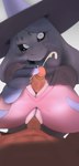 absurd_res big_breasts bodily_fluids breast_play breasts cum cumshot duo ejaculation female first_person_view generation_8_pokemon genital_fluids genitals hatterene hi_res human human_on_humanoid humanoid interspecies male male/female mammal nintendo not_furry penis pokemon pokemon_(species) pokephilia sex smewed solo_focus titfuck