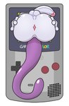 2023 3_fingers anthro anus backsack balls big_butt big_penis bubble_butt butt circumcised fingers game_boy_color game_boy_family generation_1_pokemon genitals glans half-erect hand_on_butt hand_on_own_butt hi_res humanoid_genitalia humanoid_penis legendary_pokemon long_tail male mewtwo nintendo palchamon penis perineum pink_anus pink_glans pokemon pokemon_(species) presenting presenting_hindquarters presenting_penis purple_body purple_skin purple_tail rear_view simple_background solo spread_anus spread_butt spreading tail through_screen white_background white_balls white_butt white_penis white_perineum