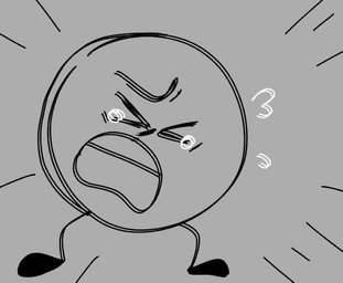 bodily_fluids crying dialogue duo eyes_closed open_mouth sweat tears sound_warning tr1clip inanimate_insanity object_shows balloon_(inanimate_insanity) nickel_(inanimate_insanity) dire_animate_inanimate animated animation_meme meme short_playtime sound video