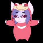 anthro cosplay female hair multicolored_hair simple_background solo transparent_background two_tone_hair unknown_artist sega sonic_the_hedgehog_(series) ugandan_knuckles knuckles_the_echidna felid mammal 1:1 2018 absurd_res alpha_channel digital_media_(artwork) hi_res meme