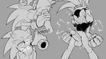 accessory anthro asphyxiation balls bodily_fluids bottomless bracelet bubble choking choking_on_penis clothed clothing countershade_face countershading cum cum_bubble cum_from_mouth cum_from_nose cum_in_mouth cum_in_nose cum_inside deep_throat digit_ring dominant dominant_gynomorph dominant_intersex duo electricity electrostimulation eye_roll finger_ring fucked_silly genital_fluids genitals gynomorph gynomorph/male gynomorph_penetrating gynomorph_penetrating_male hair hair_accessory hair_tie intersex intersex/male intersex_penetrating intersex_penetrating_male jewelry male male_penetrated oral oral_penetration penetration penis pulling_hair rough_sex saliva saliva_on_tongue sex studded_bracelet studded_hair_tie studded_jewelry studs tied_hair tongue tongue_out torn_sleeves touching_hair vein veiny_penis somedivs idw_publishing sega sonic_the_hedgehog_(comics) sonic_the_hedgehog_(idw) sonic_the_hedgehog_(series) sonic_the_hedgehog surge_the_tenrec afrosoricid eulipotyphlan hedgehog mammal tenrec 16:9 hi_res widescreen