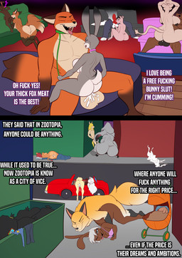 after_sex ambiguous_gender ambiguous_penetration animal_genitalia animal_penis anthro anthro_on_anthro anthro_penetrated anthro_penetrating anthro_penetrating_anthro bad_end bad_parenting bent_over big_breasts big_butt big_penis biped bodily_fluids bra breasts brown_body brown_fur butt canine_genitalia canine_penis car city clothing cum cum_from_vagina cum_in_vagina cum_inside cum_on_leg doggystyle erection eyes_closed female female_anthro female_penetrated from_behind_position fur genital_fluids genitals grey_body grey_fur group huge_breasts huge_penis interspecies knot knotted_penis larger_anthro larger_female larger_male looking_pleasured male male/female male_anthro male_penetrating male_penetrating_female nude nude_anthro nude_female nude_male one_eye_closed open_mouth open_smile orange_body orange_fur outside_sex penetration penis penis_in_mouth pink_body predator/prey predator_penetrating_prey prey_penetrating_predator profanity sex size_difference smaller_anthro smaller_female smaller_male smile smirk species_play stroller submissive submissive_anthro submissive_female text tongue tongue_out underwear vehicle young young_ambiguous young_anthro albinefox disney zootopia judy_hopps nick_wilde canid canine canis domestic_pig elephant elephantid equid equine european_rabbit fox horse lagomorph leporid mammal oryctolagus proboscidean rabbit red_fox suid suine sus_(pig) true_fox wolf absurd_res colored comic english_text hi_res
