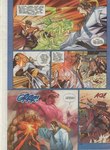 anthro base_three_layout battle blockage_(layout) fight five_frame_image group holding_object holding_weapon horizontal_blockage horizontal_staggering male melee_weapon polearm saint scan speech_bubble staggering_(layout) text three_row_layout trident weapon khoo_fuk_lung manhua canid canine human mammal comic malaysian_text traditional_media_(artwork) translated