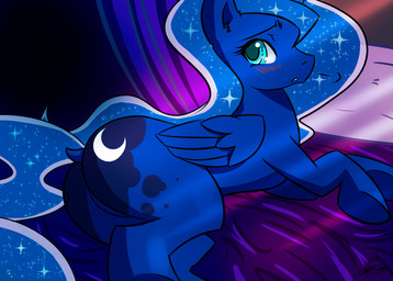 2014 blue_eyes blue_hair blush butt cutie_mark equine female feral friendship_is_magic hair horn long_hair mammal my_little_pony princess_luna_(mlp) solo the-unicorn-lord winged_unicorn wings
Rating: Safe
Score: 20
User: Robinebra
Date: April 14, 2014